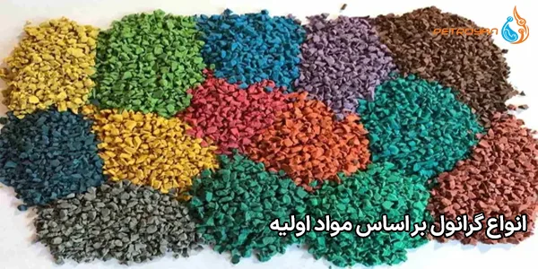 انواع گرانول بر اساس مواد اولیه