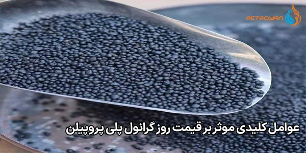 عوامل کلیدی موثر بر قیمت روز گرانول پلی پروپیلن