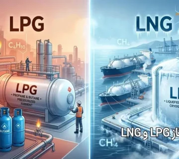 صادرات گاز LPG و LNG