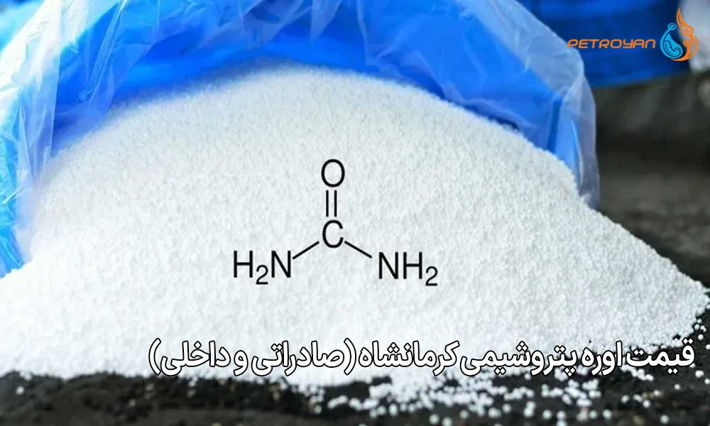 قیمت اوره پتروشیمی کرمانشاه (صادراتی و داخلی)